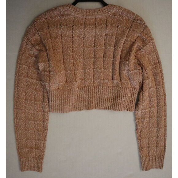 Free People Beach OB1464944 Women's Sz M Rust Red Declan Sweater Cardigan - Picture 6 of 6